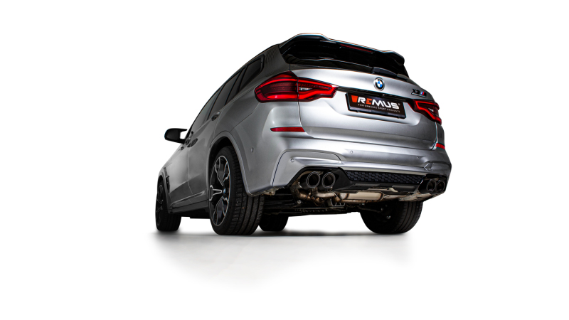 BMW X3 Performance Exhaust - Rear - Remus - Axle Back, Race - `19-`27